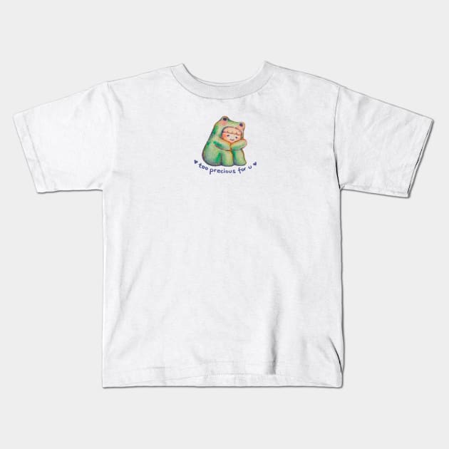 Too precious for u Kids T-Shirt by Katfish Draws